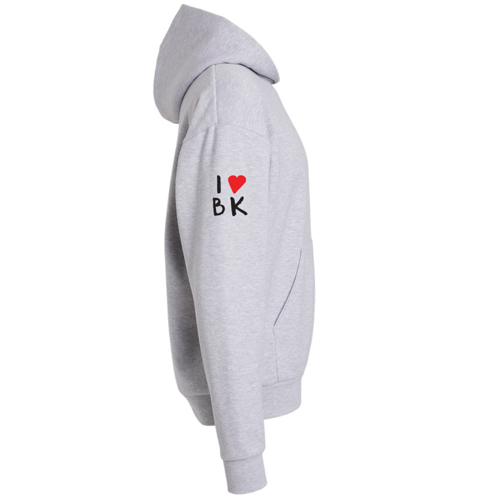 Brooklyn Library-Unisex Hoodie(Gray with black )