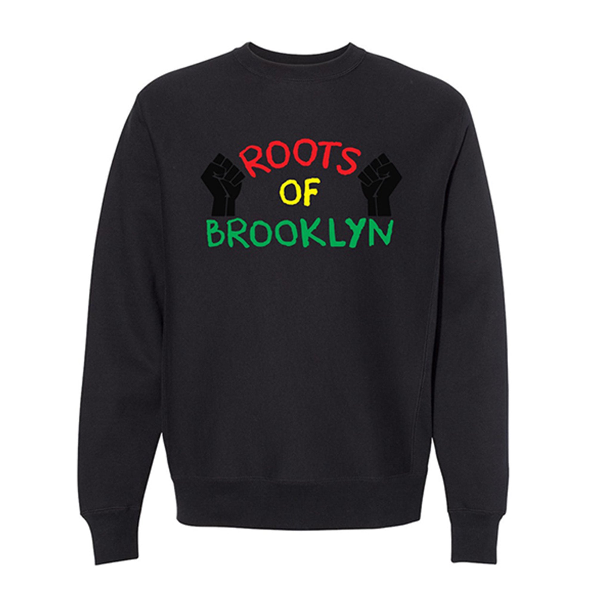 Classic Black Crew Neck sweater “The Juneteenth Edition”