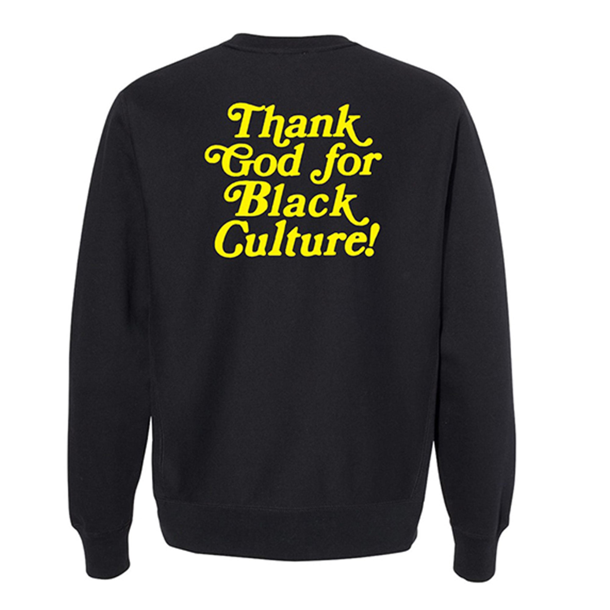 Classic Black Crew Neck sweater “The Juneteenth Edition”