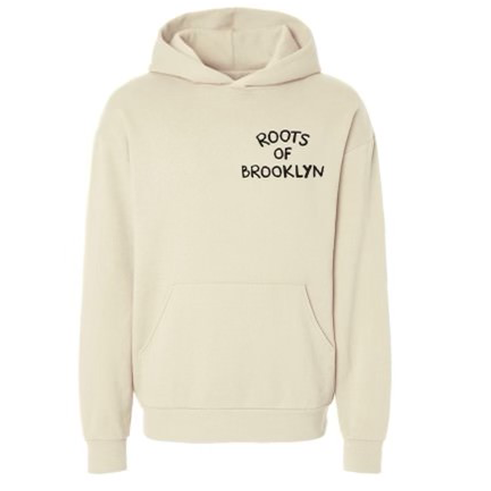 Brooklyn Library-Unisex Hoodie (Ivory with black)