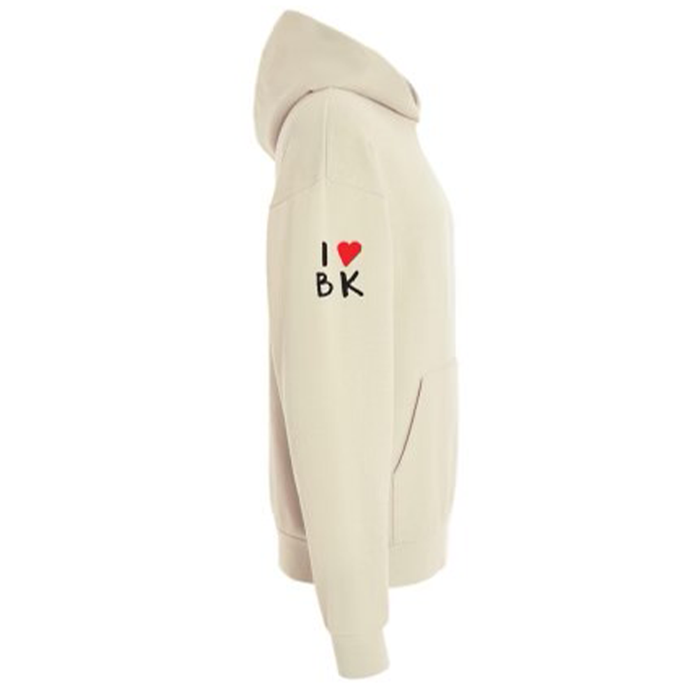 Brooklyn Library-Unisex Hoodie (Ivory with black)