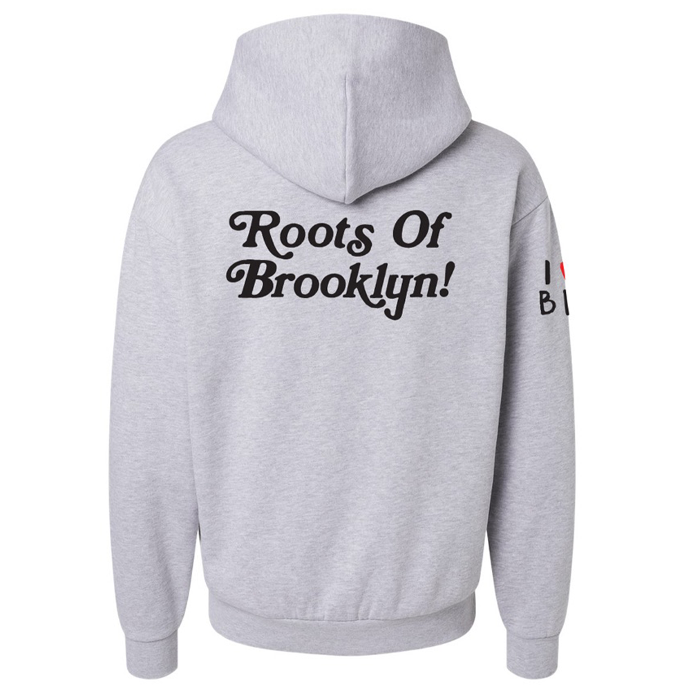 Brooklyn Library-Unisex Hoodie(Gray with black )