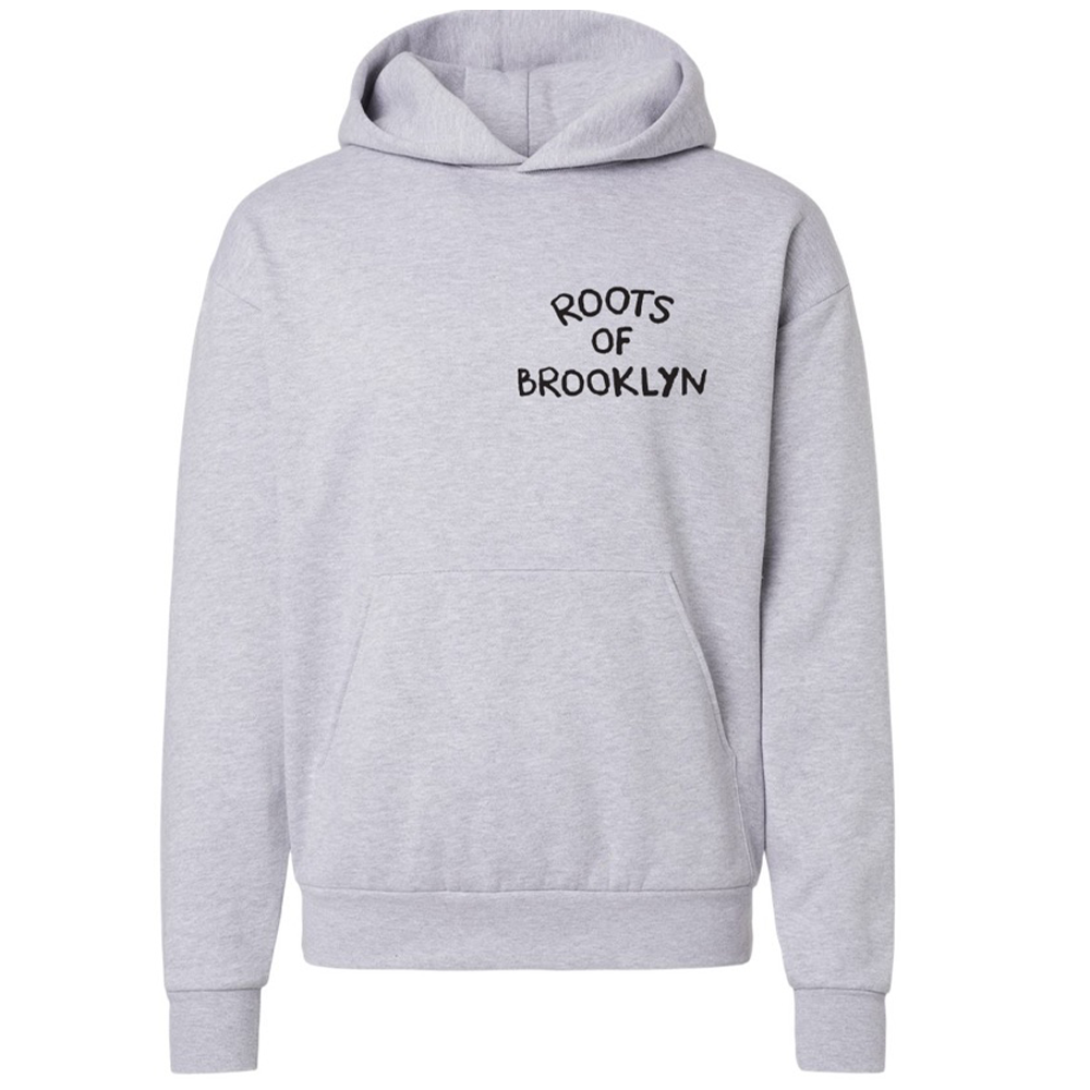 Brooklyn Library-Unisex Hoodie(Gray with black )