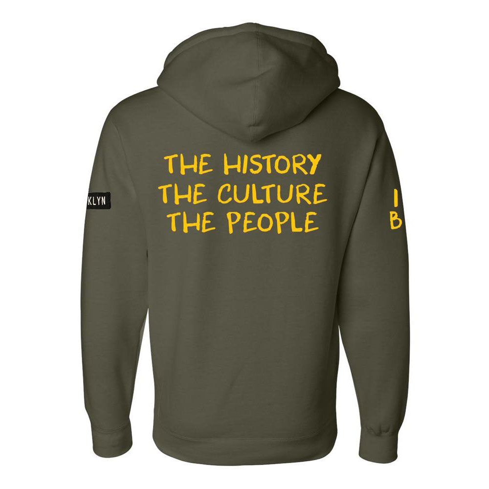 Classic Unisex Military Green Hoodie