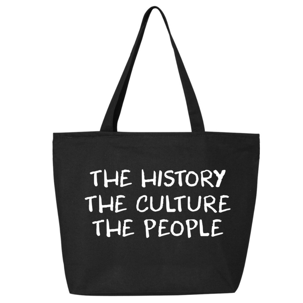Black Tote Bag w/zipper