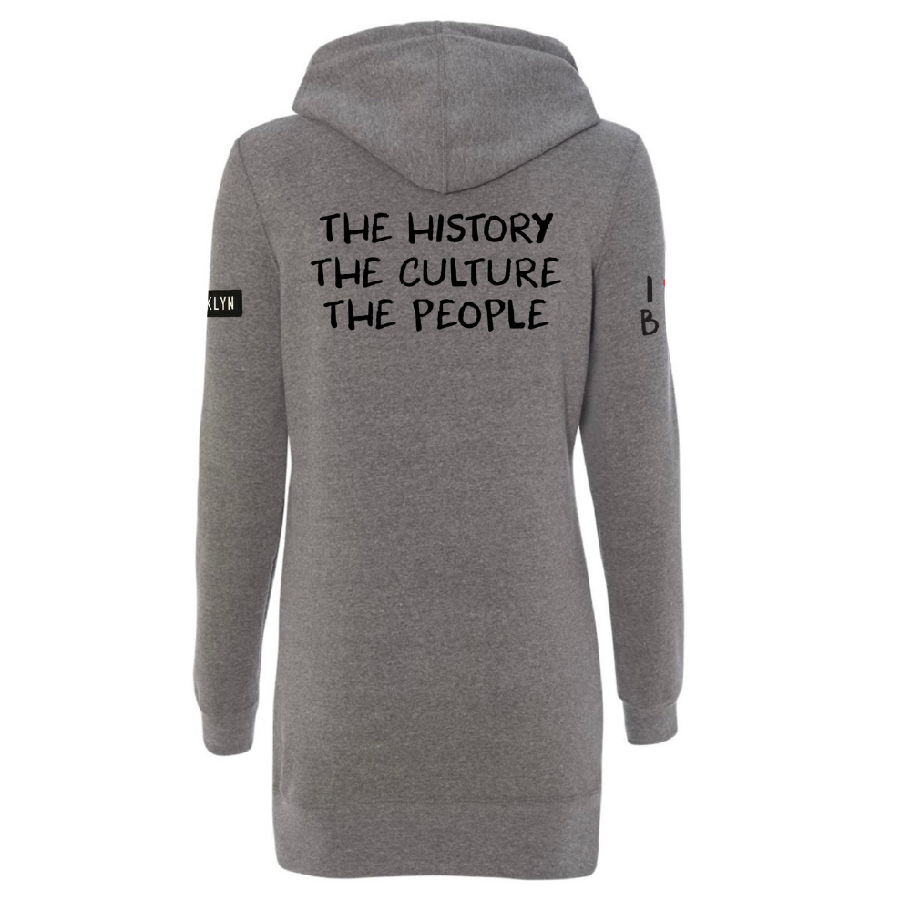 Women’s Hoodie Dress Gray