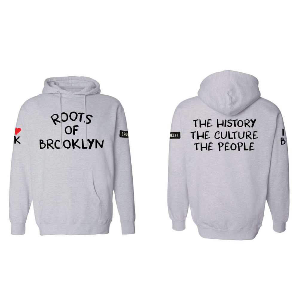 Classic Unisex Gray Hoodie – ROOTS OF BROOKLYN