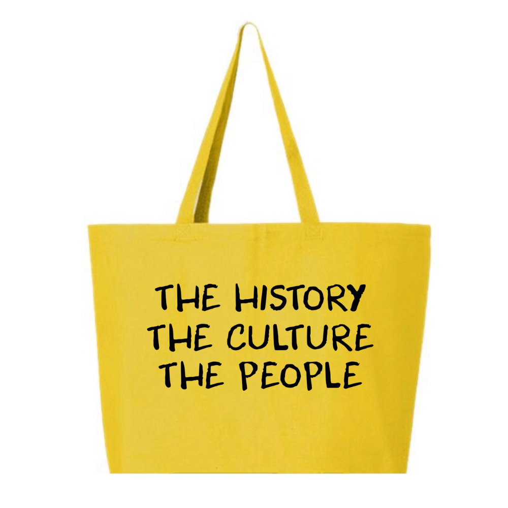 Yellow Tote Bag w/zipper