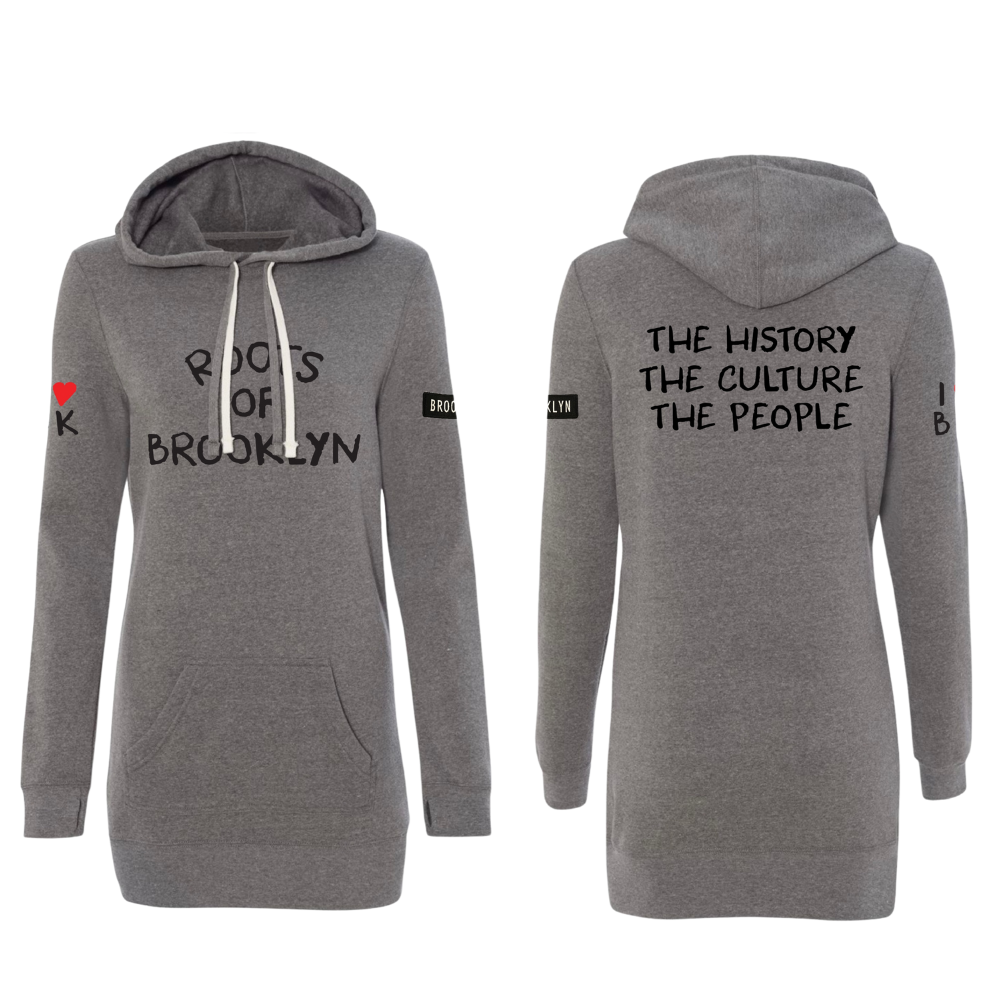 Women’s Hoodie Dress Gray